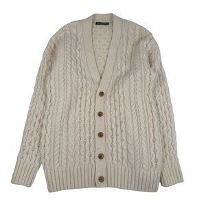 Brandy Melville Cable Knit Cardigan Sweater Women's L